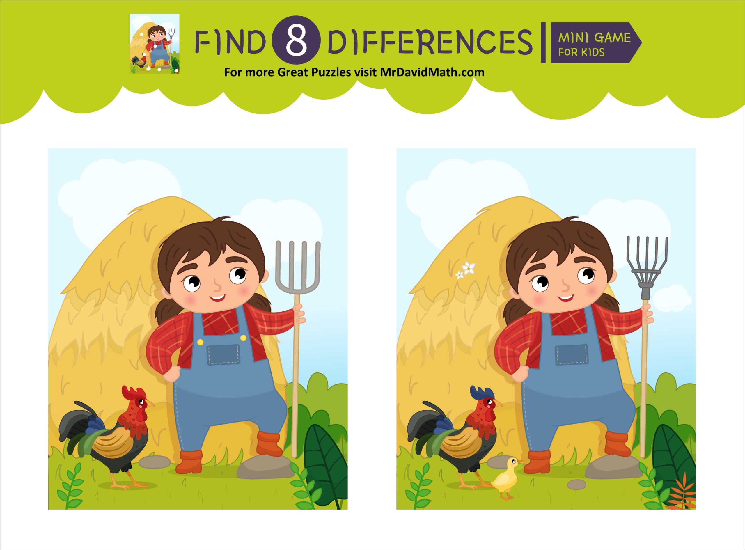 Spot the difference Medium – Mr David Math