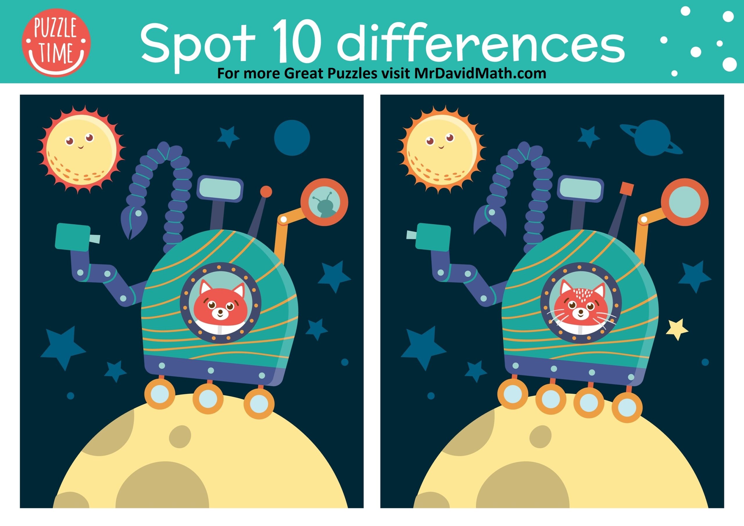 Spot the difference Medium – Mr David Math