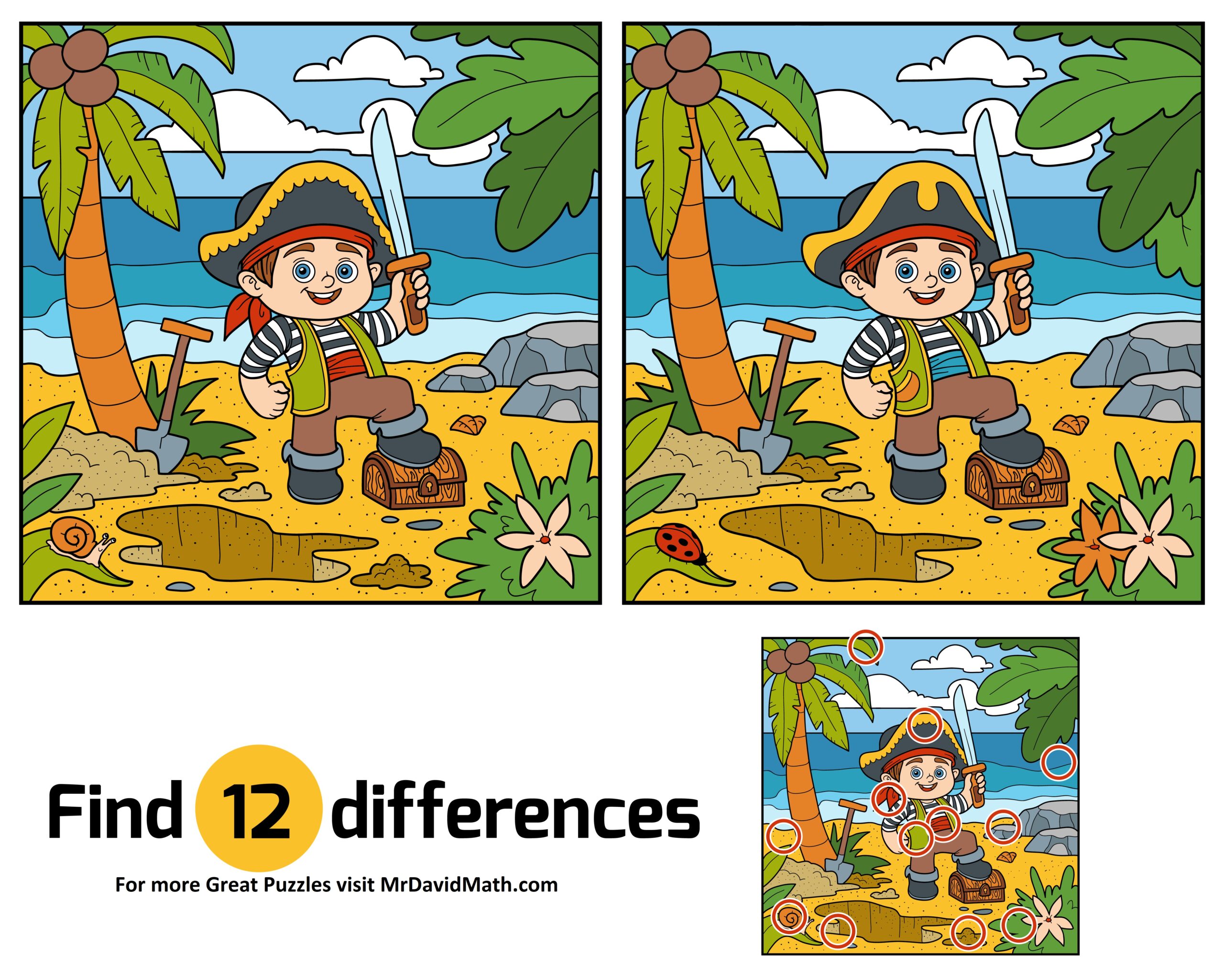 Spot the difference Medium – Mr David Math