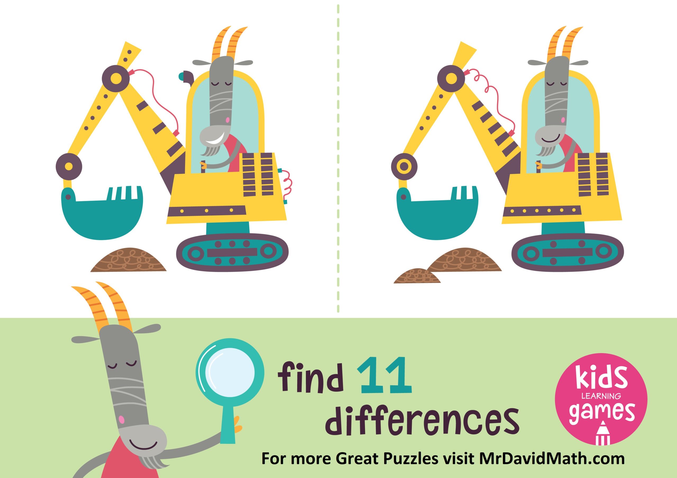 Spot the difference Medium – Mr David Math