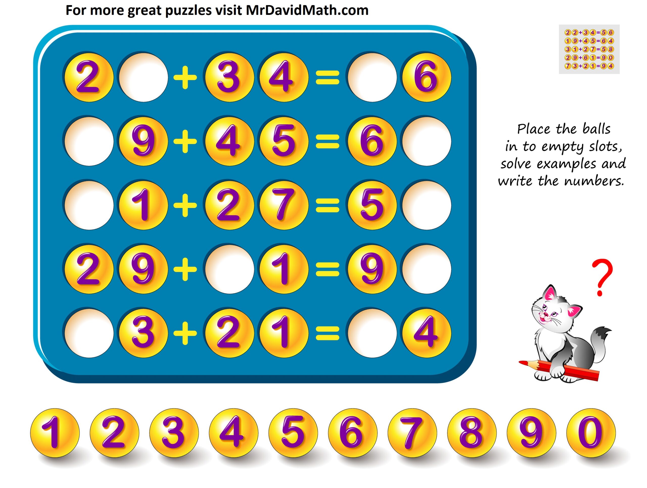 Math Puzzle (Hard) – Mr David Math