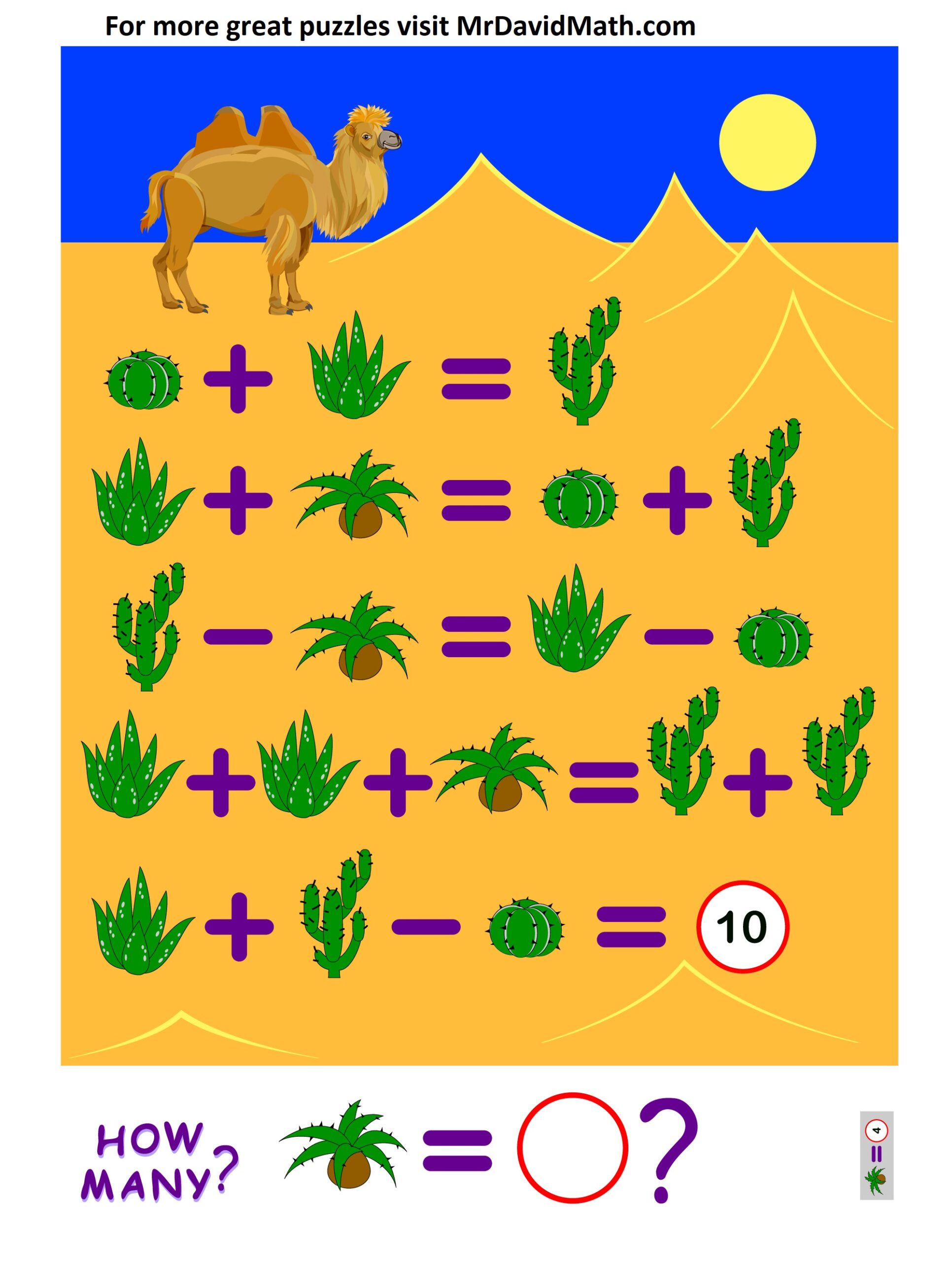 Math Puzzle (Hard) – Mr David Math